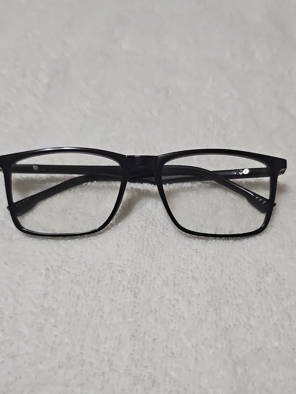 Black Rectangular Blue Light Blocking Glasses